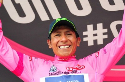 Nairo Quintana maglia rosa