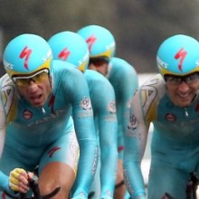 Astana regina nella cronosquadre della Vuelta