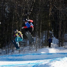 Snowboard in festa con Visintin