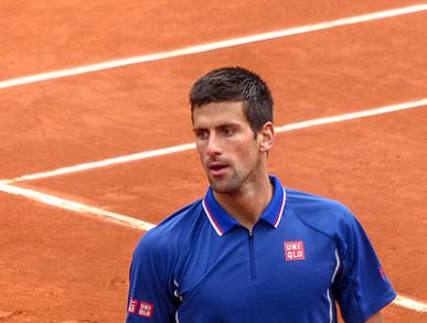 Novak Djokovic terra rossa