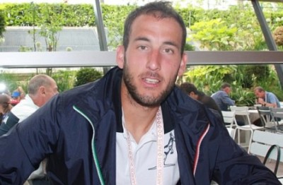 Luca Vanni al Roland Garros, foto Paolo Rossi