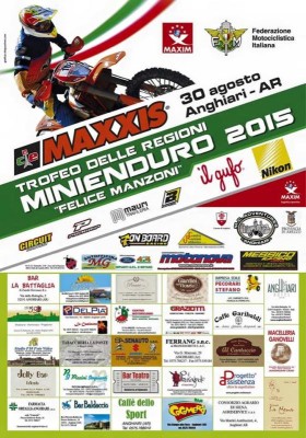 Locandina definitiva Coppa Regioni Mini Enduro 2015