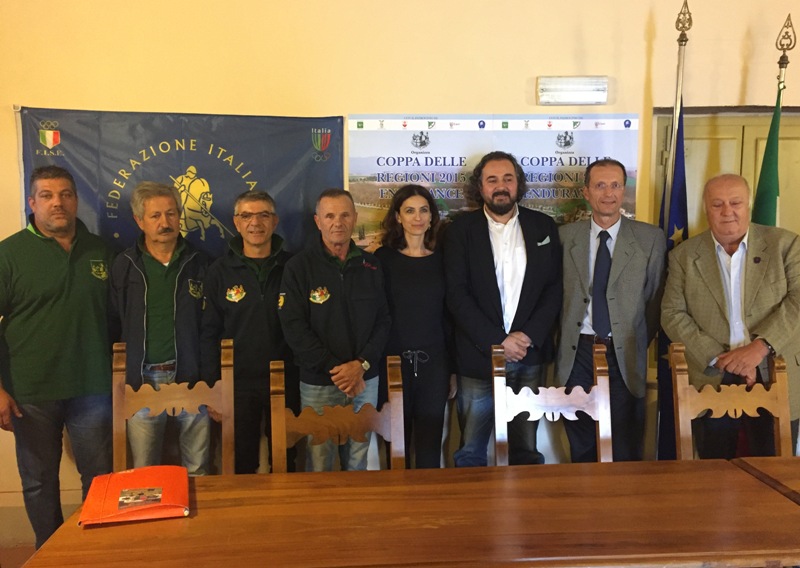 foto conferenza stampa Coppa Regioni Endurance 2015