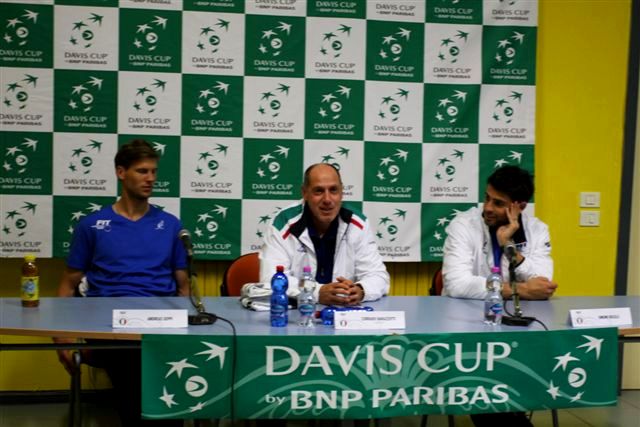 Conferenza Stampa Italia Coppa Davis 2016, foto Paolo Rossi